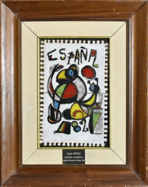 Azulejo Cerámico España 82 - Joan miró