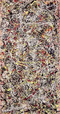 Pintura de Jackson Pollock Fuente: Luis Maram