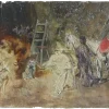Boceto para cuadro grande S.XIX - Anónimo